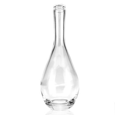 500ml Nordic Empty Rum Whisky Vodka Spirit Glass Liquor Bottle with Cork for Liquor Whiskey 200ml 375ml 1l