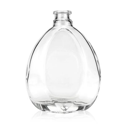 Custom Shape Empty Spirit 500ml 700ml 750ml 1 Liter Gin Brandy Rum Tequila Glass Bottle glass big bottle