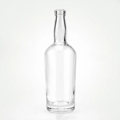 500 ml Glass Bottle for Vodka Rum Gin Whiskey Bottle with Glass Liquor Stopper