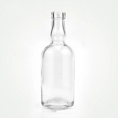 whiskey vodka bottle 750 ml Nordic Glass Bottle 700 ml Gin Rum Glass Liquor Bottle with Glass Liquor Cork