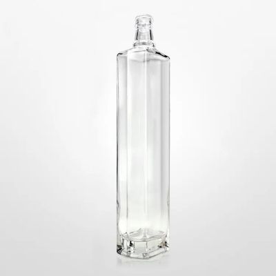 New Design 650ml Wholesale High quality Vodka 500ml Whiskey Wine Champagne Decanter Glass Bottles