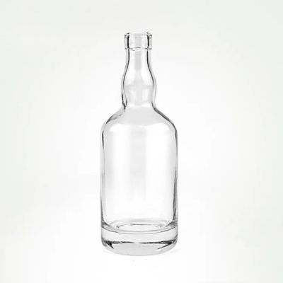 500ml Empty Round Vodka 700ml Spirit Whisky Wine 750ml Glass Bottle for Liquor with cork