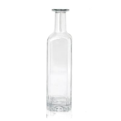 Clear Glass Liquor Bottle 750ml Nordic Gin Whiskey Vodka Liquor Spirit Bottle 500ml Liquor bottle