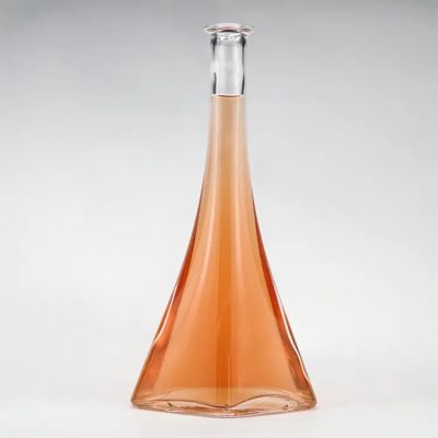 Custom Shape 750Ml Glass Bottle Wholesale Rum Whiskey 500ml Liquor Gin Wine Spirit vodka bottle