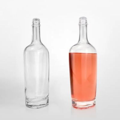 750ml spirit gin whisky vodka 500ml 700ml brandy liquor clear glass bottle with screw cap