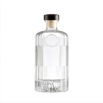 Wholesale Creative 375ml 500ml 750ml Empty Glass Liquor Wine Whisky Vodka Tequila Bottle