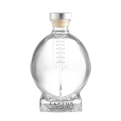 Custom High Quality 500ml 700ml 750ml Whiskey Brandy Xo Vodka Bottles Spirit wine Glass Bottles