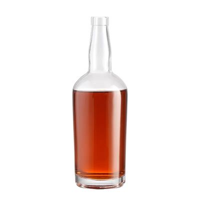 Custom Clear Glass Liquor Bottle 500ml 700ml 750ml Gin Whiskey Vodka Liquor Spirit Bottle