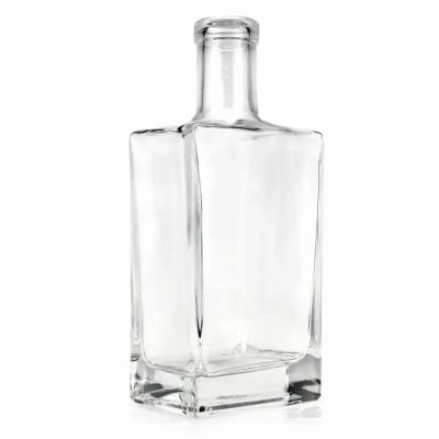 Empty Bottle Glass Bottle 750ml custom square glass bottle