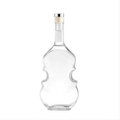 Sale Glass Gin Bottle 500ml 750ml Spirit Liquor Vodka Glass Wine Bottle