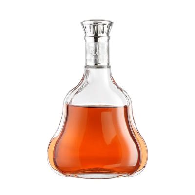 Sale Clear 500ml 750ml 1000ml Empty Glass XO Whisky Bottle Liquor Wine Glass Vodka Bottle With Cork