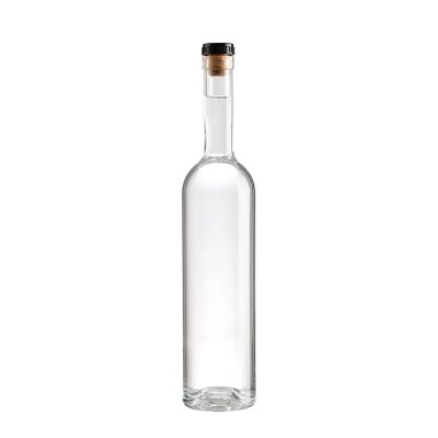 500ml 700ml 750ml 1000ml Transparent Empty Flint Glass Liquor Wine Whisky Vodka Tequila Bottle