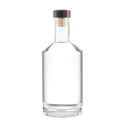 High grade empty alcohol glass bottle 500ml 750ml whiskey vodka bottle wine glass bottle wholesale