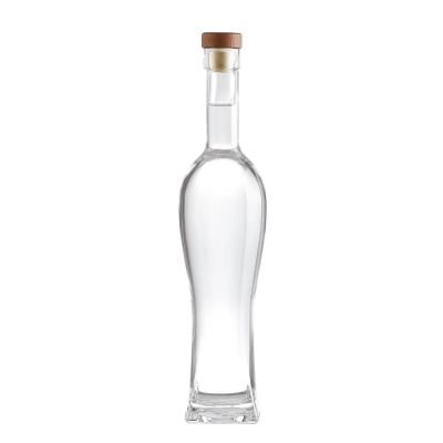 200ml 375ml 500ml 750ml 1000ml Transparent Round Empty Flint Glass Liquor Wine Whisky Vodka Tequila Bottle 