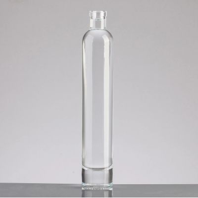 1000ml beverage juice glass bottle factory oil sauce cold pressed clear thick bottom 500ml beer glass bottle steel swing top