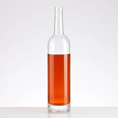 China Manufacturer 500ml 750ml Vodka Whiskey Brandy Rum Gin Tequila Glass Bottle Price