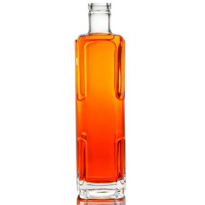 High stability empty liquor glass bottle champagne/beverage/wine bottle with thick bottom and short neck
