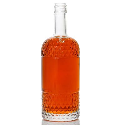 750ml Elegant Glass Bottles for Vodka