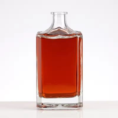 High quality customized 750ml 700ml flint spirit liquor gin whisky rum bottle glass bottle for vodka