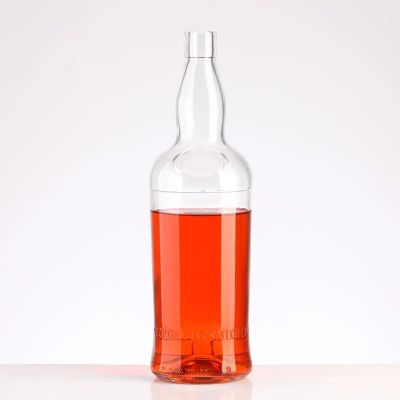 Lid Finish 750ml Vodka 500ML Glass Bottle Flint Glass Wine Customized Logo Beverage Clear Glass Bottles for Beer Shandong Cork