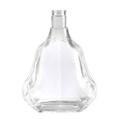 Wholesale Factory direct 500ml Crystal Glass Material Spirit Bottle Liquor Bottles For Water Vodka