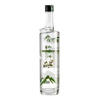 Food Grade 250Ml 500Ml 750Ml 1000Ml Square Dark Green Glass Bottle Vodka Liquor Wine Whiskey Bottle