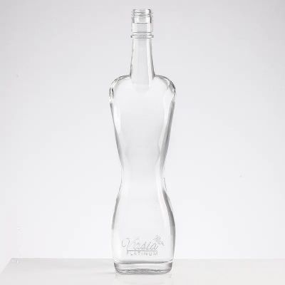 Unique shape glass bottle woman body glass liquor bottle for liquor whisky spirit
