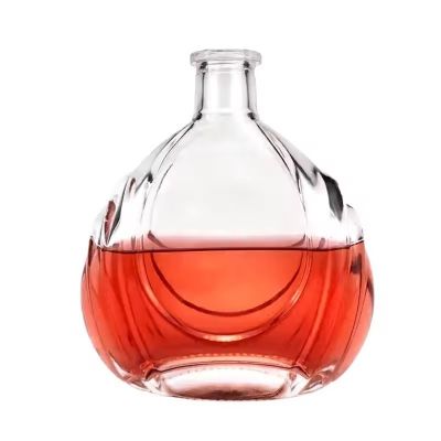 Most Popular luxury shape brandy glass bottle 750 Napoleon spirit Brandy Glass Bottle 500 Ml