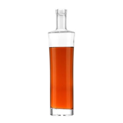 Top quality empty glass wine bottle 750ml spirit liquor vodka whisky vodka gin wine glass bottle with cork