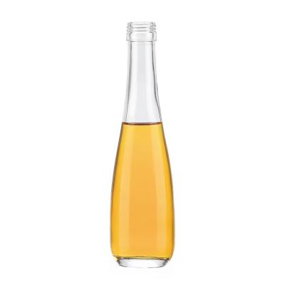 Wholesale 200ml Mineral Water Beer Soda Beverage Juice Liquor glass water bottle with aluminum cap