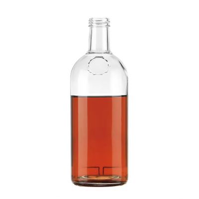 Custom 200Ml 375Ml 500Ml 750Ml 1000Ml Empty wine vodka spirit gin rum glass liquor glass bottles manufacturing spirits