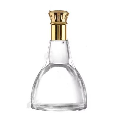 Premium Empty Cylinder Liquor Wine 500ml Frosted Glass Vodka Whisky Brandy Spirit Glass Bottles Wholesale Bottles For Drinks