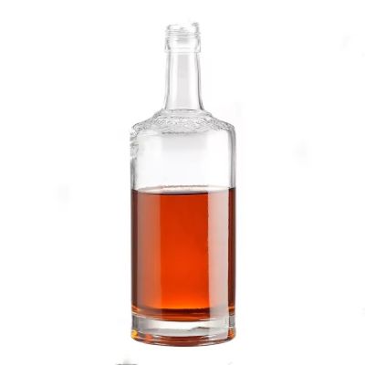 Customized Crystal White Empty Spirits Vodka Whiskey Gin 500ml 700ml 750ml glass bottle