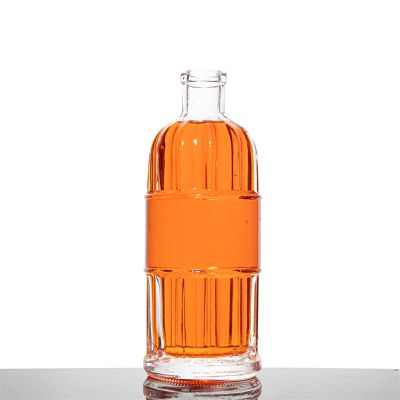 Luxury Crystal 750ml Whiskey Glass Bottle Personalised Whisky Bottle and Glass Square Whiskey Glass Bottle
