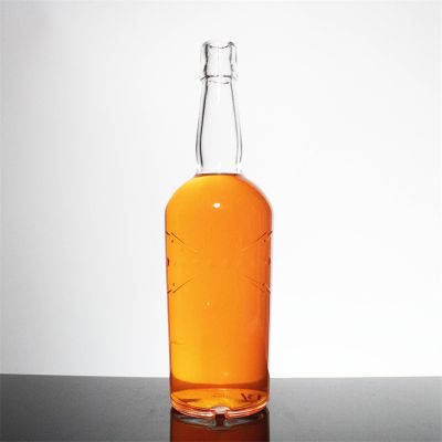 Flint Glass Cap Finish 750ml Vodka 0.5l Glass Bottle