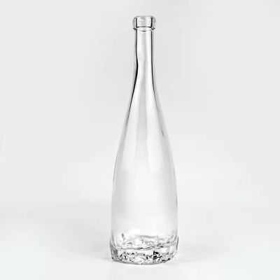Gin Brandy Vodka 70cl Glass Whisky Bottle Factory Price 700ml Juice Bottle Beverage Transparent Label Hot Stamping Cork 6000 Pcs