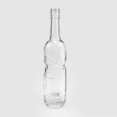 Manufacturers Glass Liquor Whiskey Vodka Wine Bottle 500ML 750ml Angel's Hand Glass Liquor Bottles