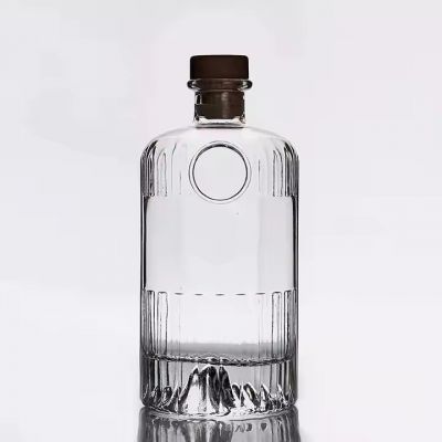 520ml liquor glass bottle whisky vodaka glass bottle