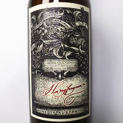 Texture Stickers Special Art Paper for Wine Bottles UV Adhesive Label Stickers