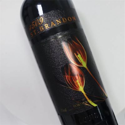 personalized decorative sticker wine label specialty paper