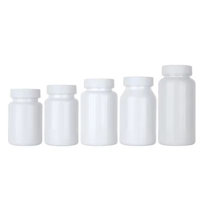 Custom white Small 60ml Plastic Medicine Bottle Vatamin Supplement Capsule Bottles 100cc Plastic Pill Bottle with Crc Lid