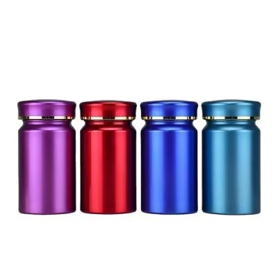 Plastic Empty Pill Bottles 80ml 100ml 120ml Resistant & Easy Open Caps Medicine Container Pill Case Dispenser With Double Sided