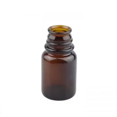 Amber Glass Bell Mouth Horn Mouth Bottle Medical Chemical Bottle Flavor Powder Reagent Serum Container with Bakelite Cap