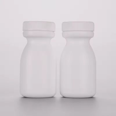 100ml Pharmaceutical HDPE Plastic pills bottle packaging Health Storage Fish Oil Vitamin Calcium Tablets Capsules container