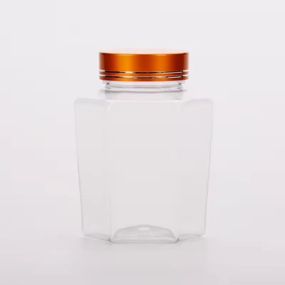 NEW 200ml PET Plastic Wholesale Square Medicine Jar High Quality Small Capacity Medicine Pill Powder Bottle