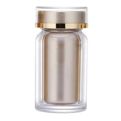 IN STOCK Small to Big Bottle With Screw Cap Transparent Medicine Pill Capsule Tablet Storage Container Vitamin Refillable Bottle