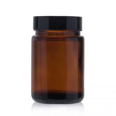 5oz Amber Glass Pill Vitamin Bottles