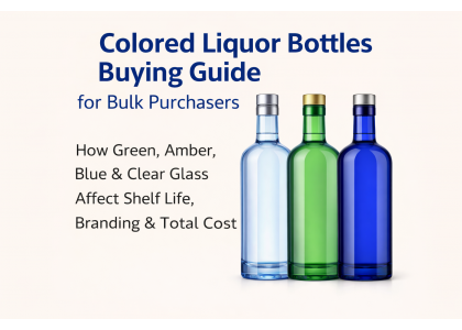 Colored Liquor Bottles Buying Guide for Bulk Purchasers How Green, Amber, Blue & Clear Glass Affect Shelf Life, Branding & Total Cost