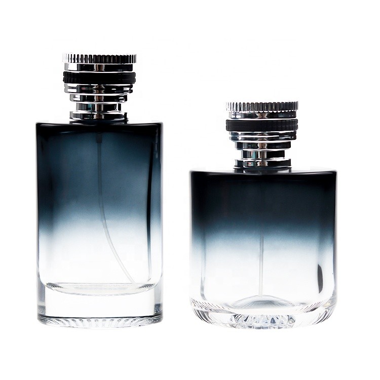 2 Type Elegant Crystal 100ml Empty Glass Cologne Bottle For Men, High