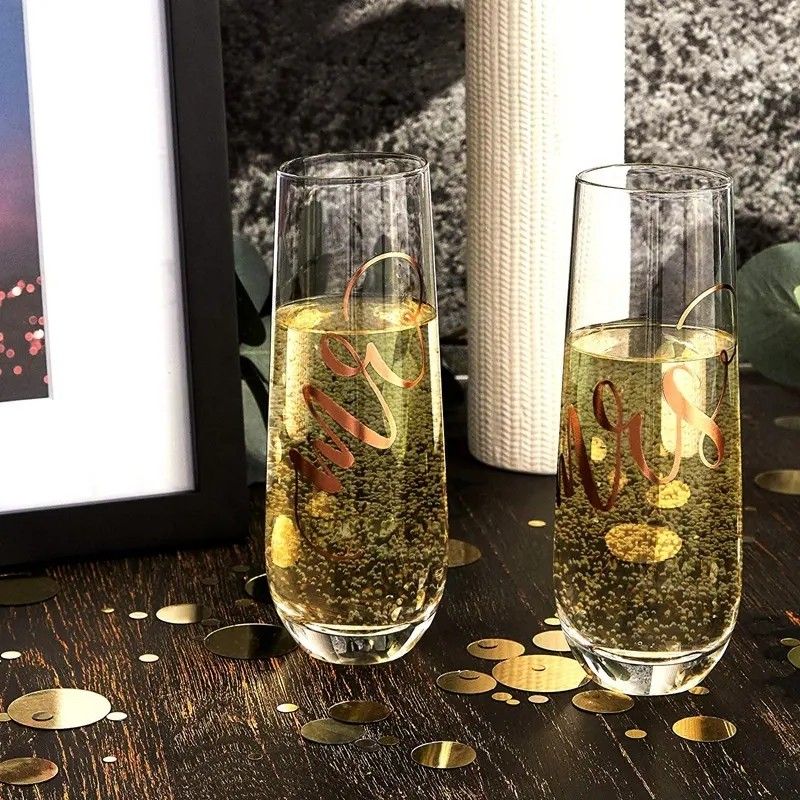Amazon Hot Sale 100% Lead Free Classical Crystal Hand Blown Long Stem Red Wine Glass